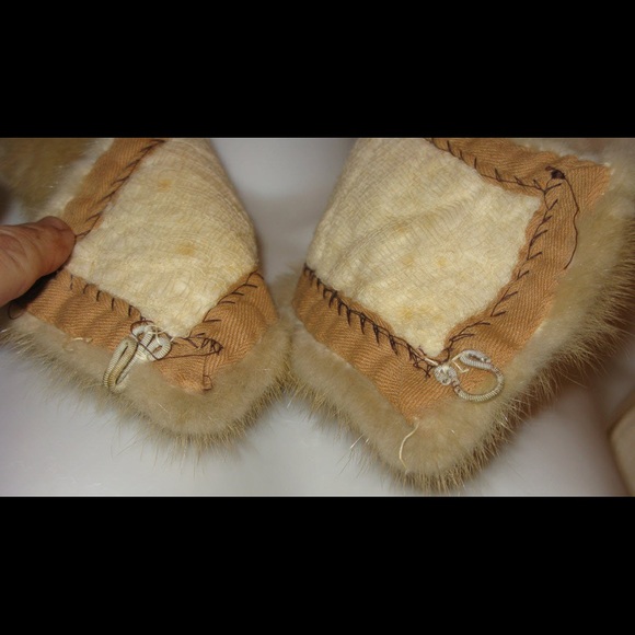 Mink Collar Vintage 1940s-1950s Honey - Picture 2 of 5